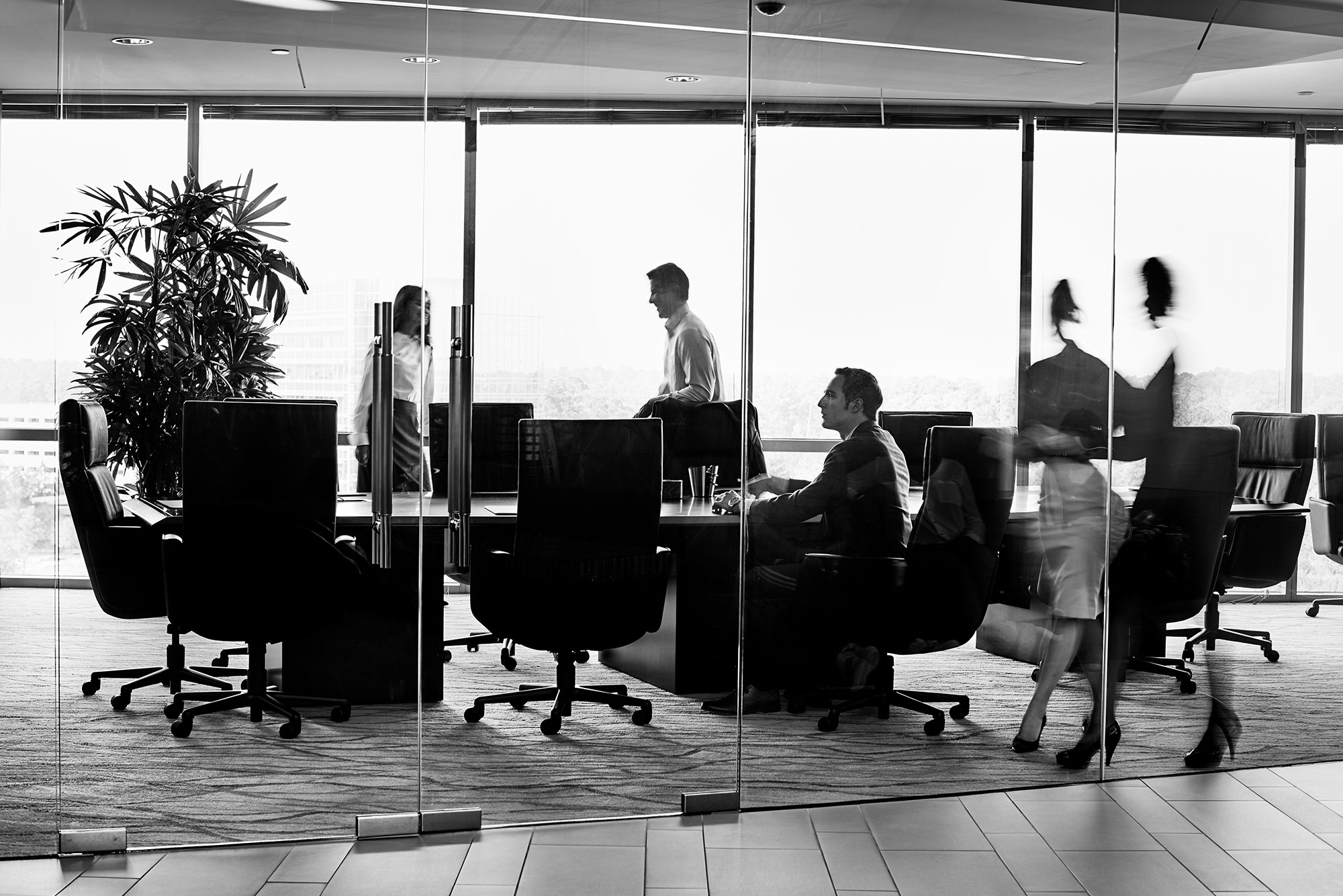 Corporate meeting room
