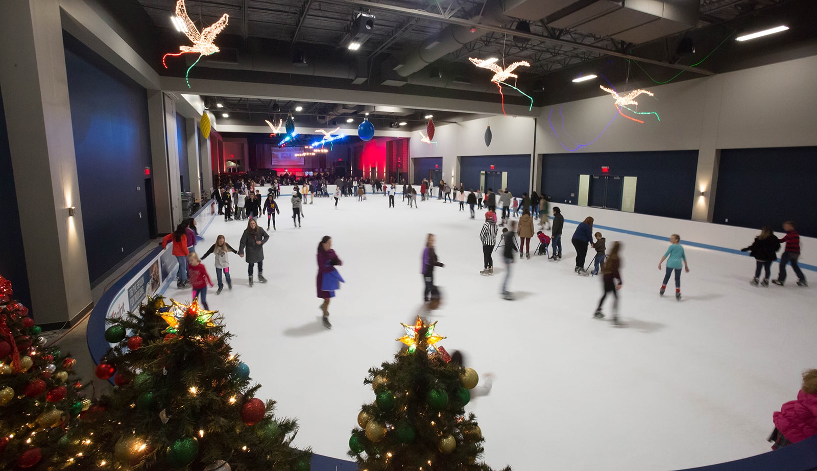 The Woodlands Ice Rink brings plenty of holiday family fun.