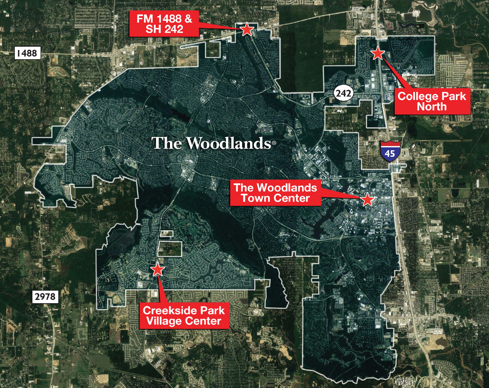 The Woodlands land