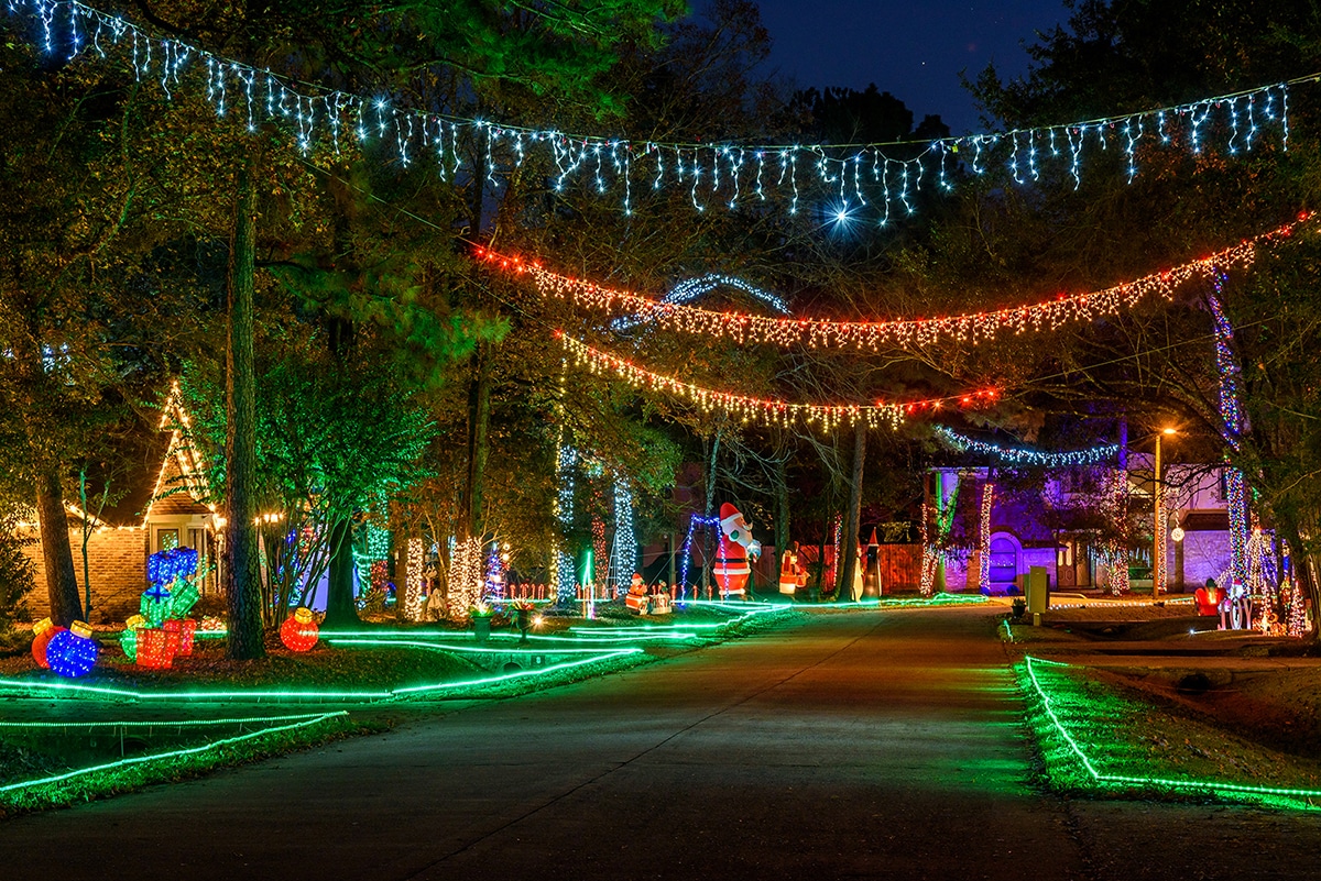Legacy of the Tangle Brush Holiday Lights The Woodlands