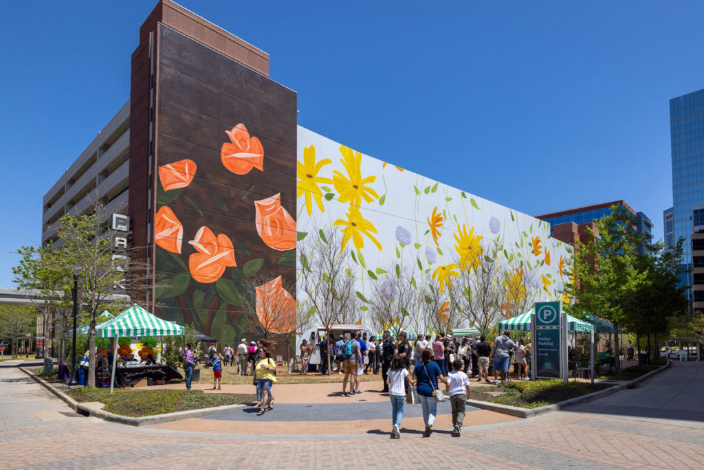 Alex Katz Mural The Woodlands, Texas 