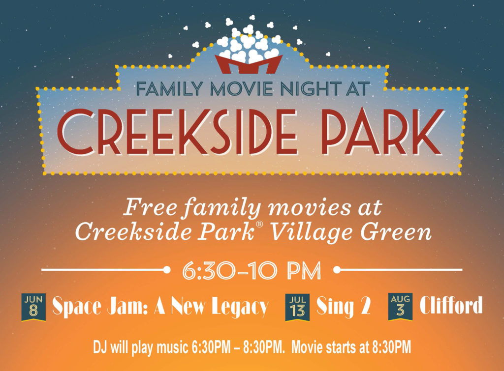 Creekside Park Family Movie Night in The Woodlands