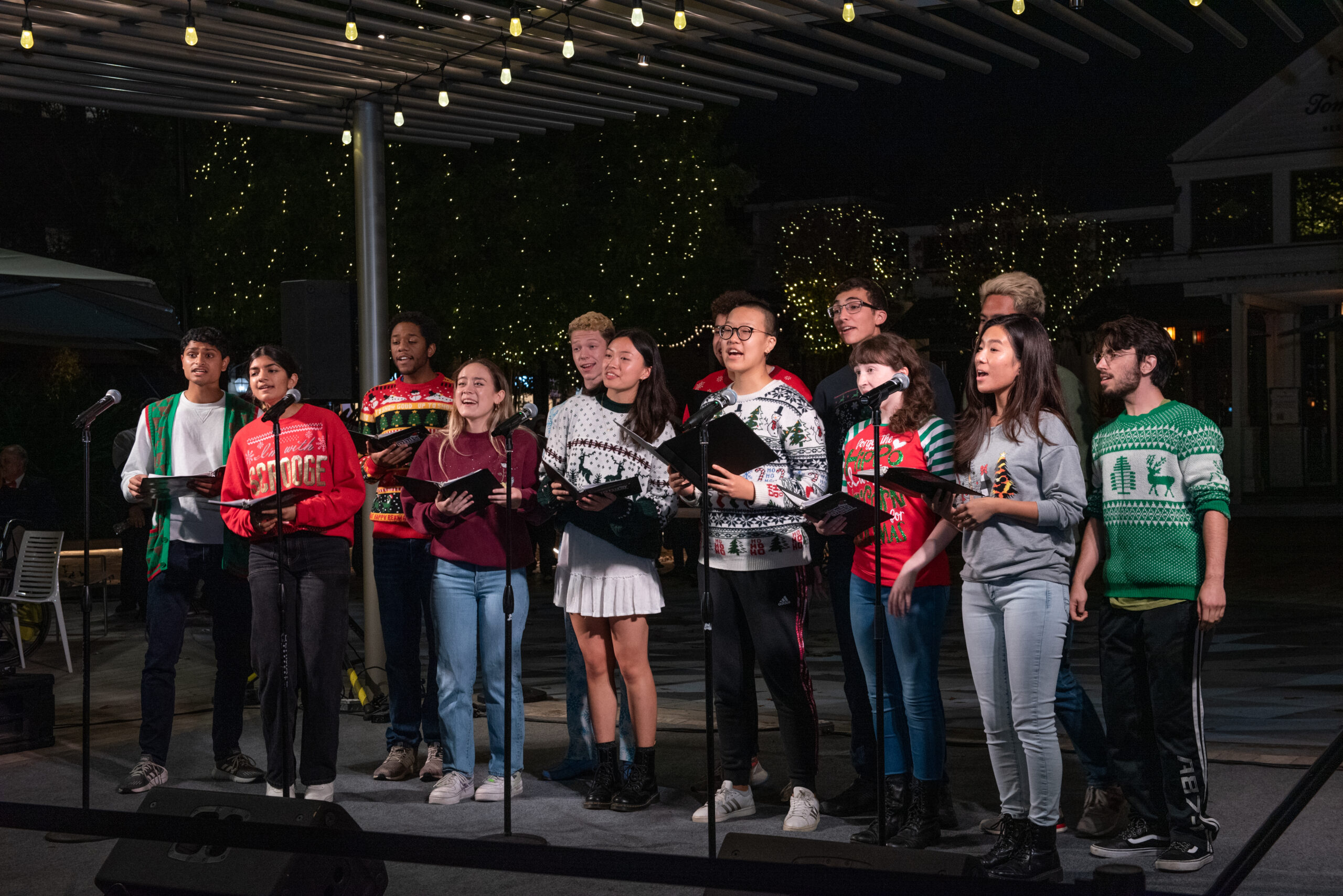 The Capella Sing-Off at Market Street brings holiday joy. (Courtesy Market Street)