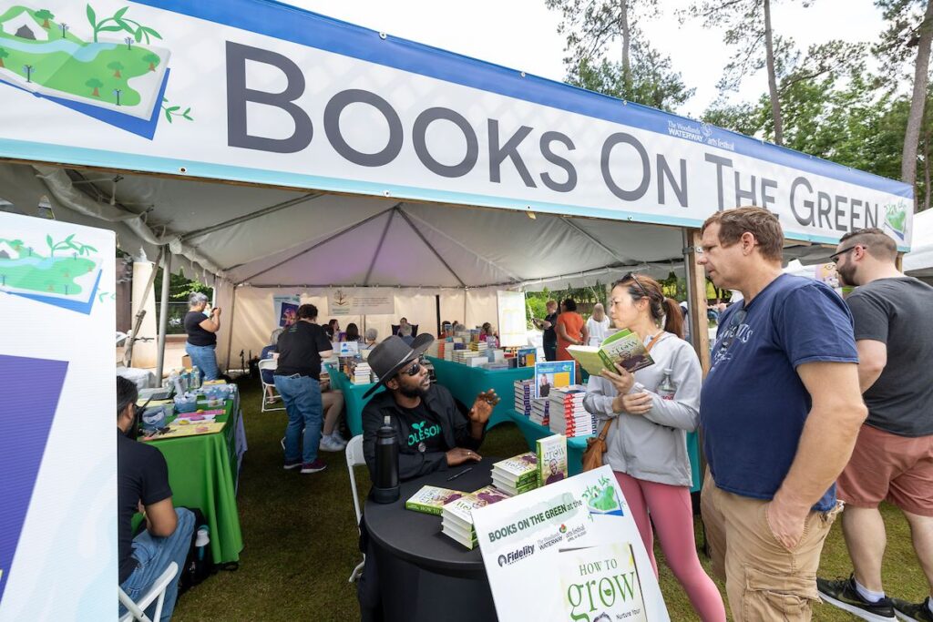 Books on the Green has added literary power to The Woodlands Waterway Arts Festival. (Courtesy Village Books)