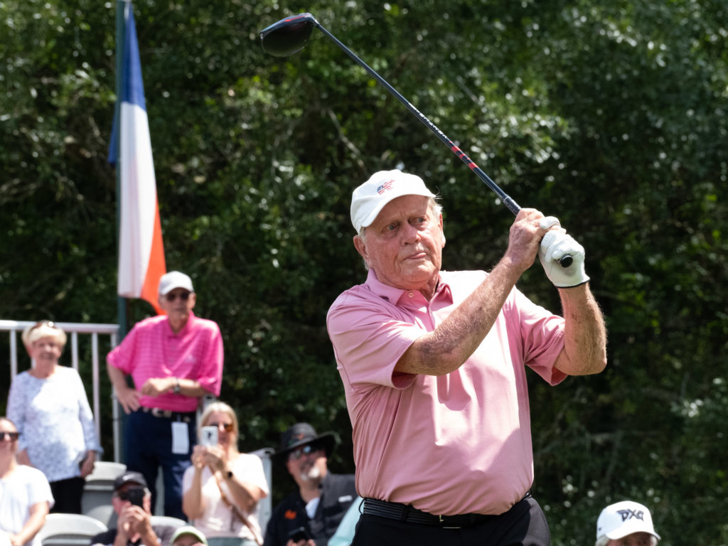 Jack NickLaus is one of the golf legends who frequently returns for The Insperity Invitational. (Photo by F. Carter Smith)