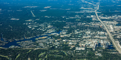 The Woodlands Aerial View